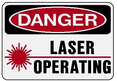 Danger - Laser Operating Image